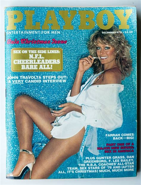 Mavin Playboy Magazine December 1978 Farrah Fawcett John