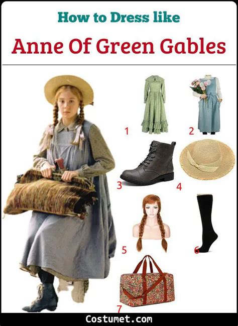 Anne Of Green Gables Costume For Cosplay And Halloween