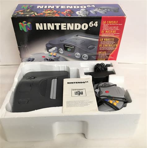 It was first released on june 23, 1996 in japan, on september 29, 1996 in north america, and march 1, 1997 in europe and australia. CONSOLE NINTENDO 64 VINTAGE - Boutique Univers Vintage