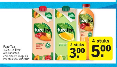 Fuze Tea Ice Tea Folder Aanbieding Bij Albert Heijn Details