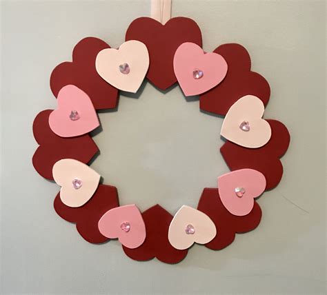 Valentines Wreath 14 Inch Valentine Crafts Crafts Valentines