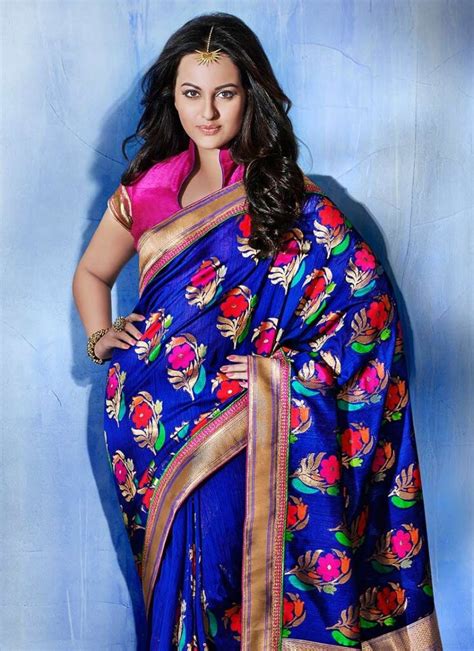 Sonakshi Sinha Stuns Completely In Floral Saree Iwmbuzz