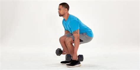 How To Do The Dumbbell Squat Video And Guide Bodi