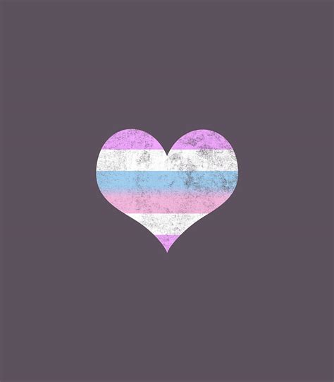 Bigender Pride Heart Flag Identity Lgbt Gay Graphic Digital Art By Angadq Marie Fine Art America