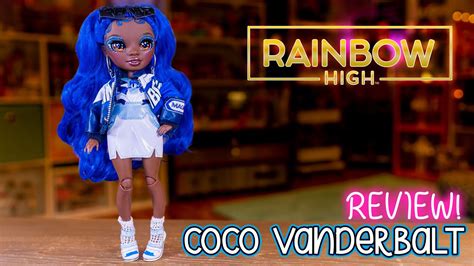 Rainbow High Series 4 Coco Vanderbalt Doll Review Youtube