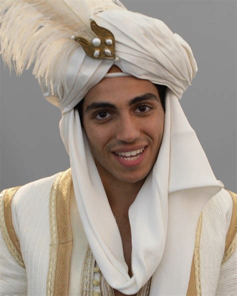 Mena Massoud As Aladdin In His Prince Ali Outfit From Disneys Live