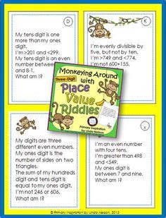 Check spelling or type a new query. Place Value Number Riddles | Number riddles, Place values, Math riddles
