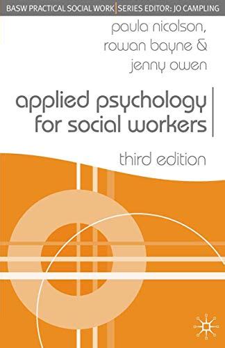 Applied Psychology For Social Workers Practical Social Work Series