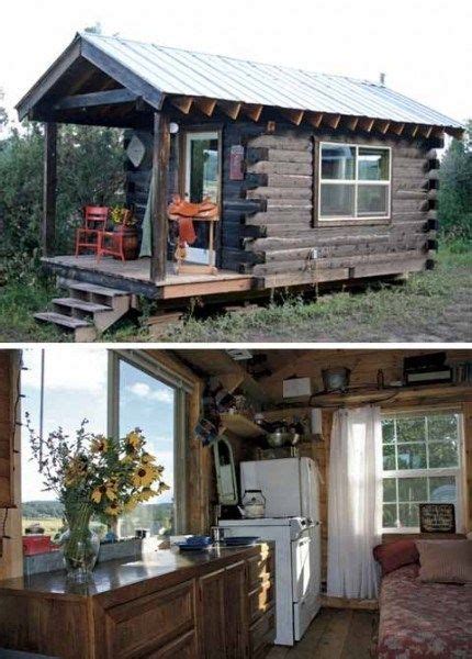 This Tiny Log Cabin Is Built By Jalopy Cabins More Pics Here Small