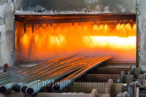 Photo Houston Stainless Steel Tubes In A Bright Annealing Furnace