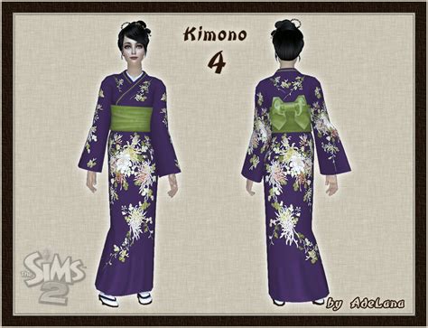 Mod The Sims Japanese Kimono Collection Maxis Mesh