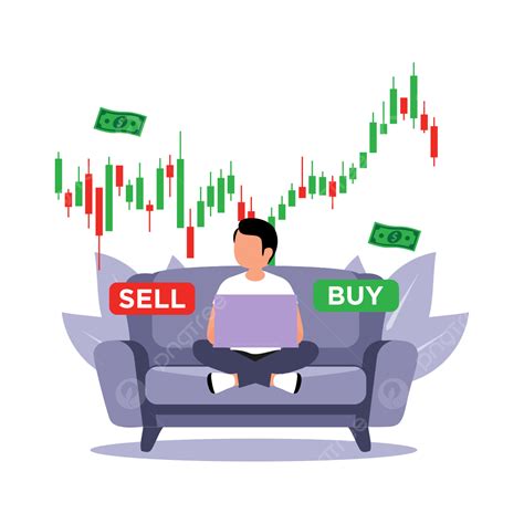 Traders Clipart Hd Png Trader Online Trading In Flat Concept Design