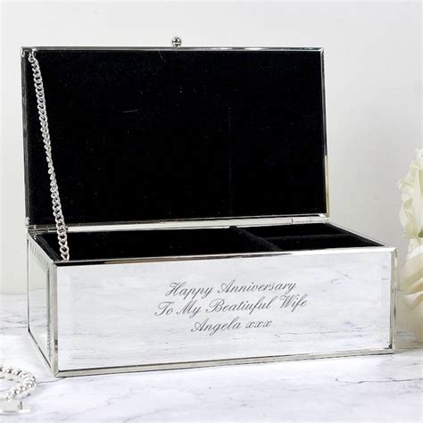Find the perfect 21st birthday gift for her. personalised mirrored jewellery box by sassy bloom as seen ...