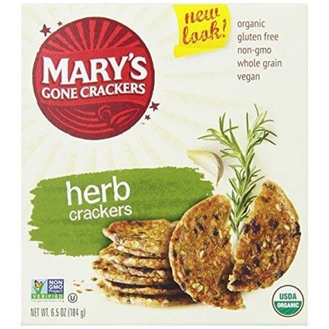 Mary S Gone Crackers Herb Reviews