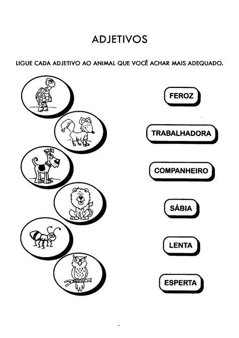 Atividades Sobre Adjetivo 2 Ano