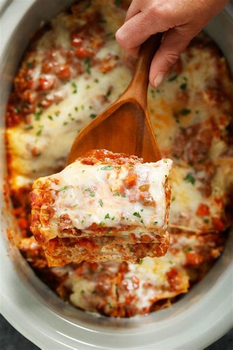 Amazing Crock Pot Lasagna Easy Flavorful Fit Foodie Finds