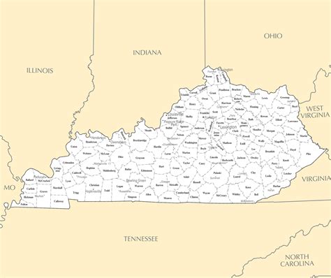 Maps Of Kentucky Cities