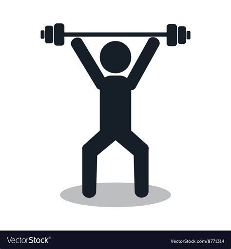 Weight Lifting Design Royalty Free Vector Image