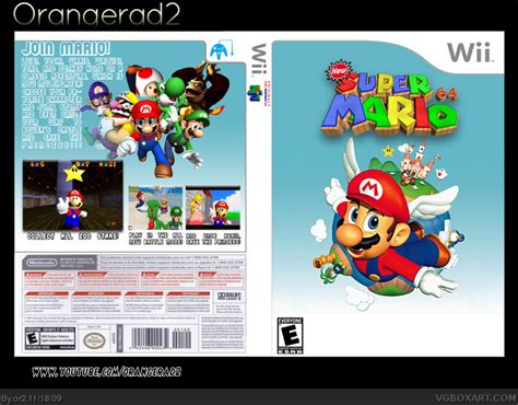 New Super Mario 64 Wii Box Art Cover By Or2