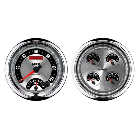 Auto Meter® 1205 American Muscle Series 5 Quad And Tachometer