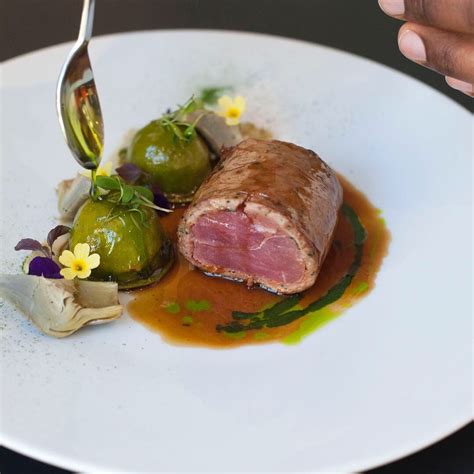Selle d agneau artichaut citron confit Loiseaudesducs