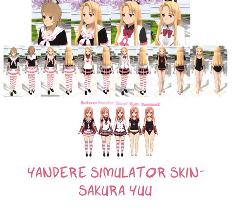 Yandere Simulator Sakura Yuu Skin By Imaginaryalchemist On Deviantart