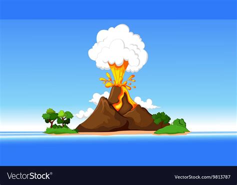 Top 134 Volcano Eruption Animation