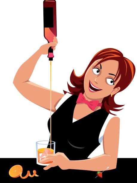 Best Female Bartender Illustrations Royalty Free Vector Graphics And Clip Art Istock
