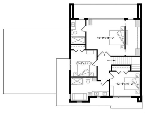 Modern House Plan 3 Bedrms 25 Baths 2042 Sq Ft 126 1913