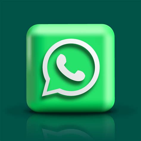 Icono De Whatsapp Icono De Redes Sociales 3d Ilustración Vectorial