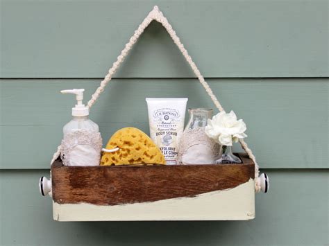 Diy projects diy bath caddy tray posted on march 13, 2018. Make a Chic Bath Caddy for Guests | HGTV