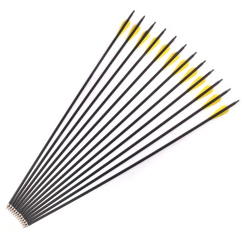 61224pcs Mixed Carbon Arrow Length 30 Inches Diameter 78 Mm Spine
