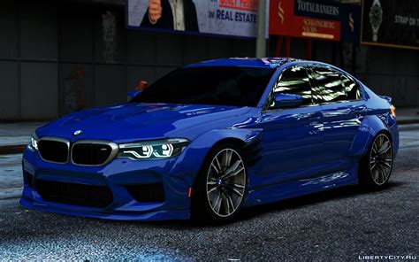 Скачать BMW M5 F90 2018 LibertyWalk Stock Add on 2 1 для GTA 5