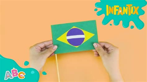 Bandeira Do Brasil Para Colorir E Montar Muito Bonita Nossa Bandeira N