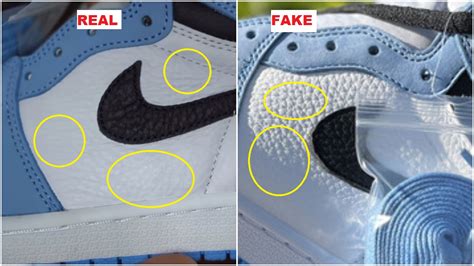 How To Spot And Identify The Fake Air Jordan1 University Blue