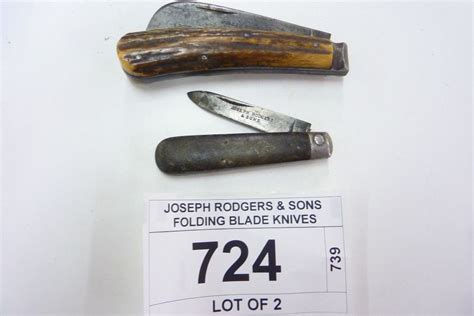 Joseph Rodgers And Sons Folding Blade Knives