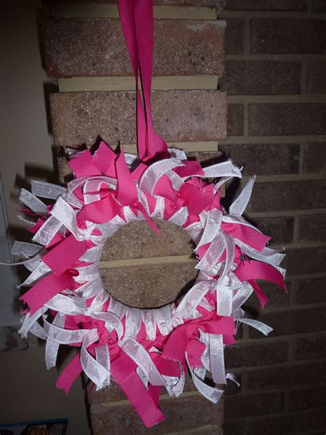Valentine Ribbon Wreath Door Decorations Wreaths Ribbon Wreath