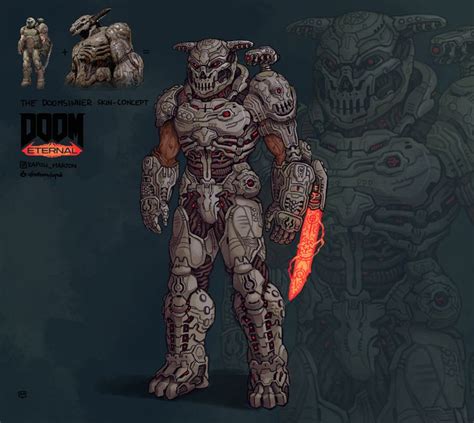 Artstation Doom Eternal Fan Skin Conepts Márton Kapoli Doom Demons Doom Doom Videogame