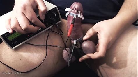 E Stim Cumshot Cock And Ball Skewering Play Cbt With Erostek Et312b Xxx Mobile Porno Videos