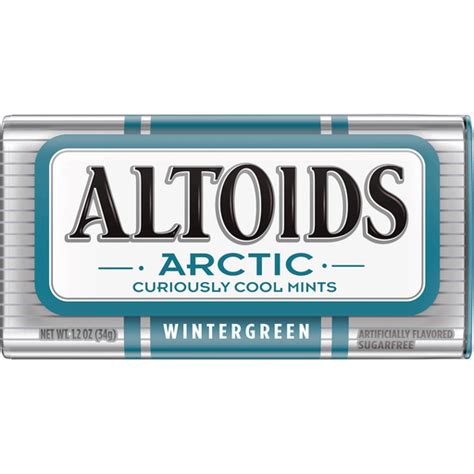 Altoids Wintergreen Sugar Free Breath Mints Single Pack 12 Ounce