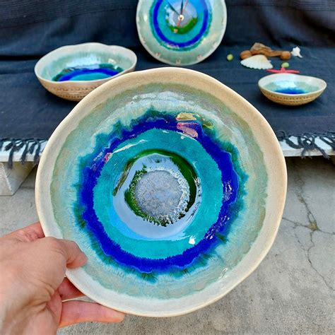 Handmade Pottery Bowl Modern Ceramic Bowl Pottery Bowl Art Etsy