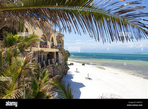 White Sands Of Mombasa North Coast Beach Mombasa Kenya Africa Stock