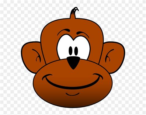 Happy Monkey Cliparts Cartoon Monkey Face Png Free Transparent Png