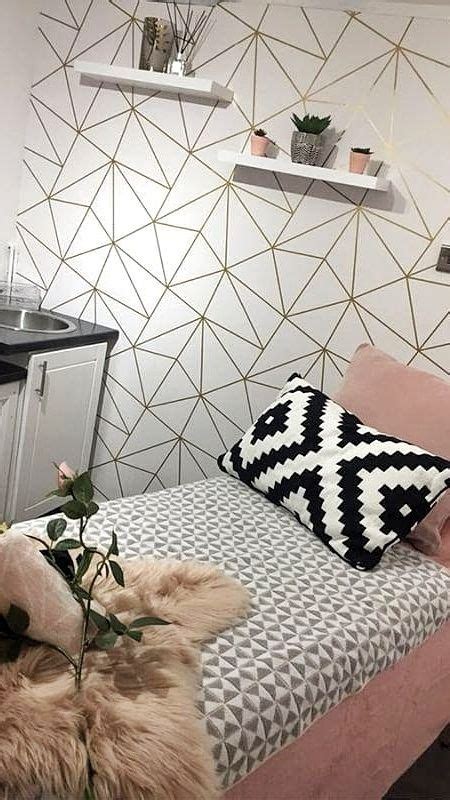 Zara Shimmer Metallic Wallpaper White Gold Bedroom Wall Designs