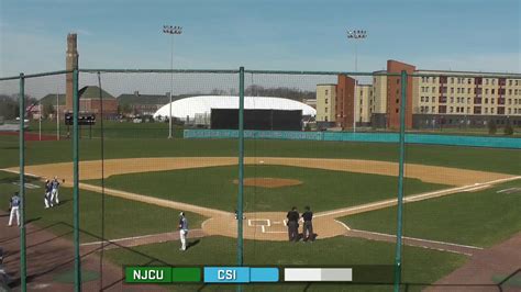 Baseball Vs New Jersey City University Dh Youtube