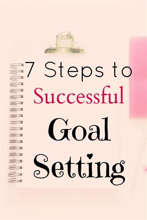 7 Steps To Successful Goal Setting Morning Business Chat Goals