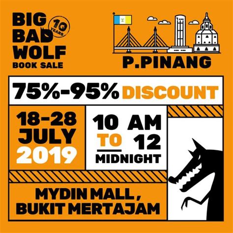 Big bad wolf books' fb. 18-28 Jul 2019: Mydin Big Bad Wolf Book Sale ...