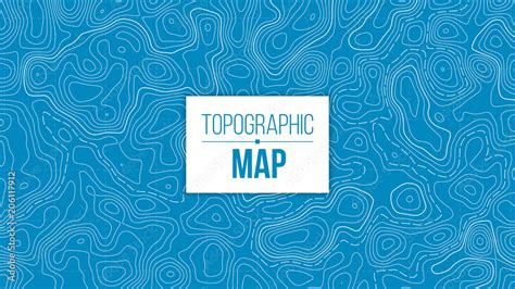 Creative Vector Illustration Of Topographic Map Art Design Contour