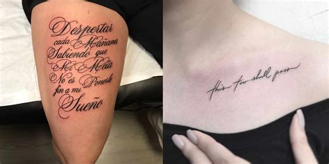 Mejor Tatuador Lettering Madrid Tatuajes Letras Iniciales Frases Palabras