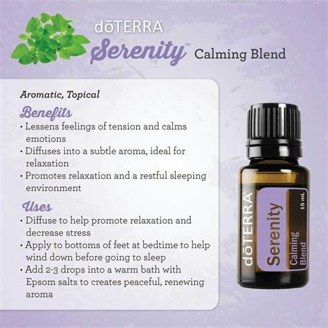 Ways To Use Serenity Calming Essential Oil Blend From Doterra